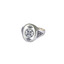 Серебряное кольцо овальной формы с чернением Нежность 10020487А05